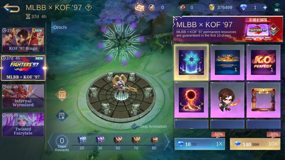 Berapa Diamond Efek Recall Orochi KOF 97 Mobile Legends (ML)? – Esportsku