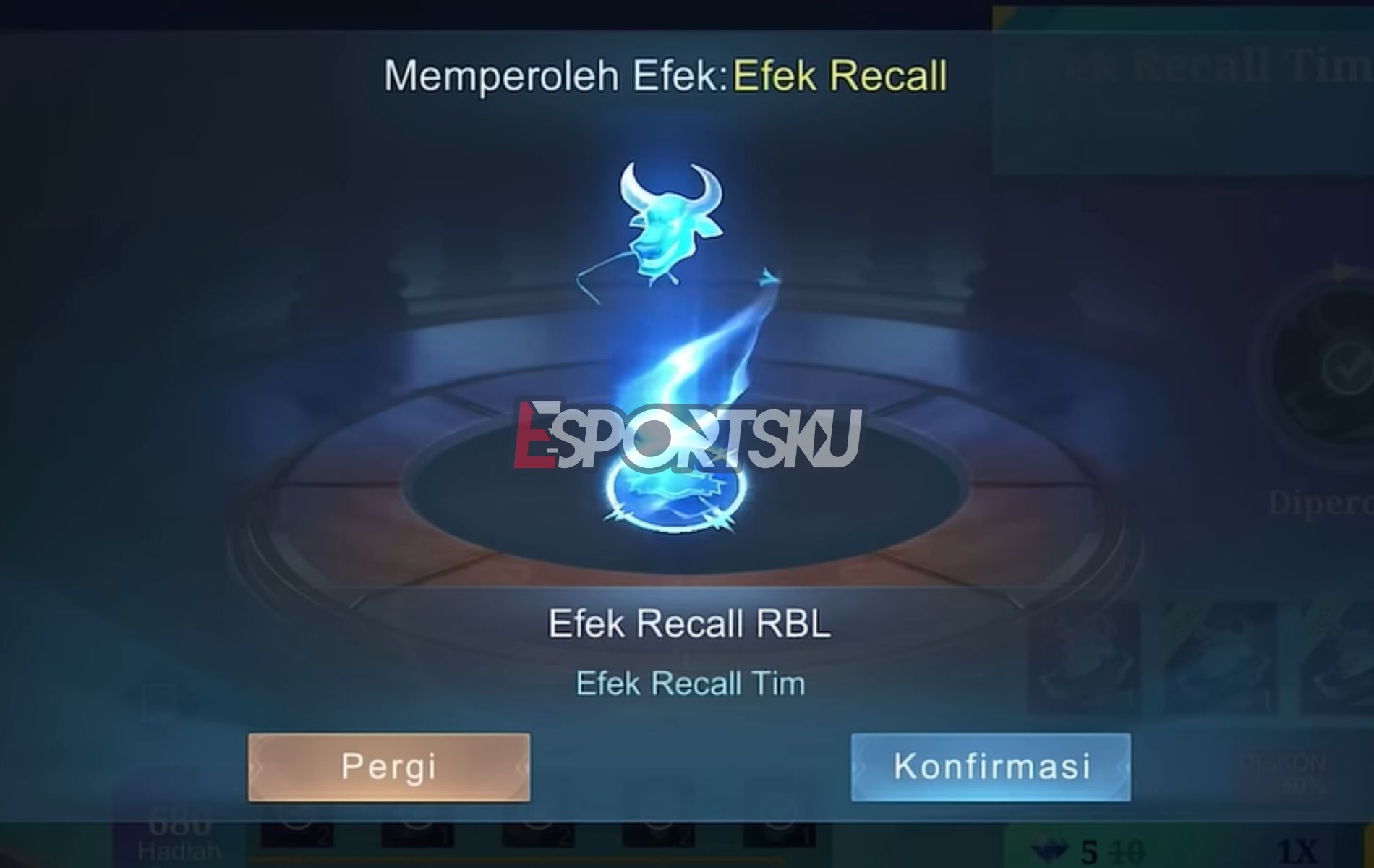 Cara Mendapatkan Efek Recall MPL RBL Terbaru Esportsku Cara Mendapatkan Efek Recall MPL RBL Terbaru Esportsku