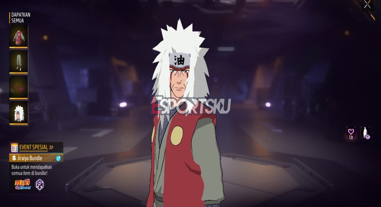 codiguin do naruto free fire 2025